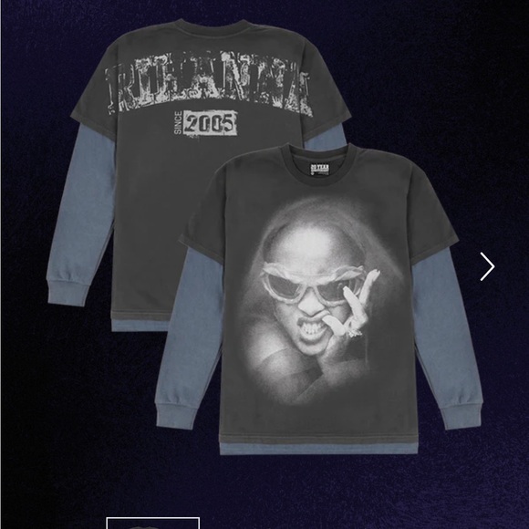 LIMITED EDITION Rihanna 20 Year Anniversary Black T-Shirt - Picture 1 of 5